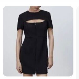 Zara Cut-Out Mini Dress
